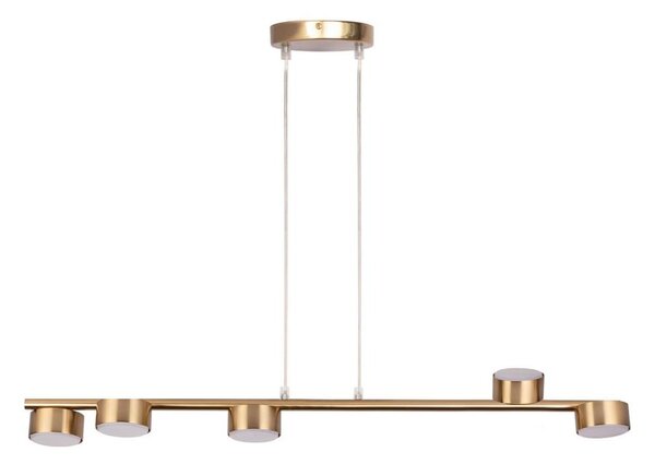 Luster na lanku PUNTO 5xGX53/12W/230V zlatá