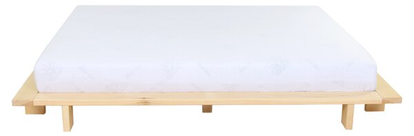 Japonská manželská posteľ 140x200 Yuka - borovica