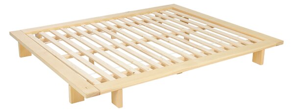 Japonská manželská posteľ 140x200 Yuka - borovica