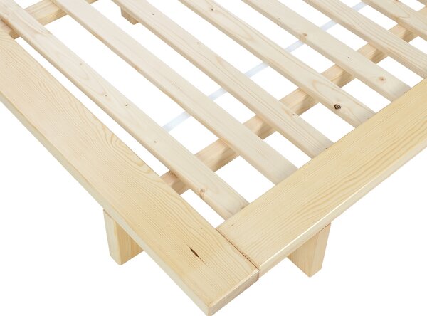 Japonská manželská posteľ 140x200 Yuka - borovica