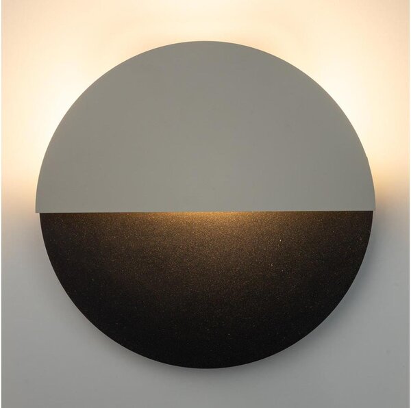 LED Nástenné svietidlo LUNA LED/7W/230V pr. 36 cm čierna/béžová