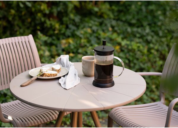 NovýNábytok.sk Bistro stôl Beleria (taupe). Akcia -22%. Vlastná spoľahlivá doprava až k Vám domov. 1146535
