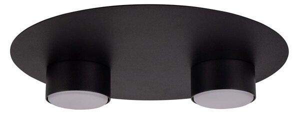 Stropné svietidlo STAR 2xGX53/12W/230V čierna
