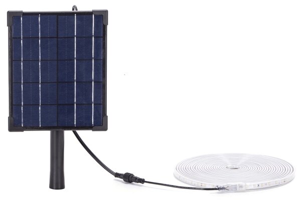 Aigostar - LED RGB Stmievateľný solárny pásik LED/5W/3,2V 5+2m IP65 + DO