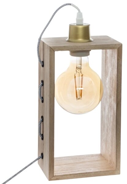 Atmosphera - Stolná lampa IWATA 1xE27/25W/230V pavlonie