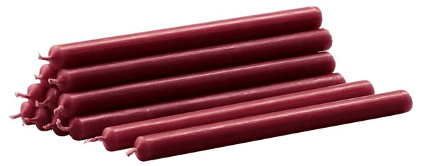 Sviečka STOFF Nagel Bordeaux – sada 12 ks
