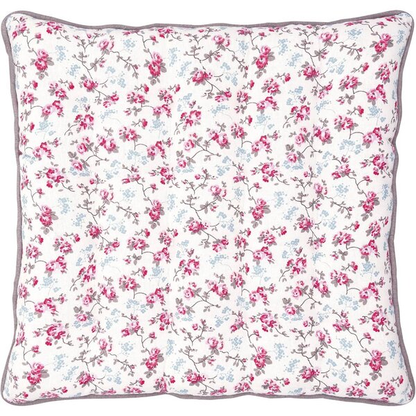 Prešívaný podsedák Elba White 40 × 40 cm