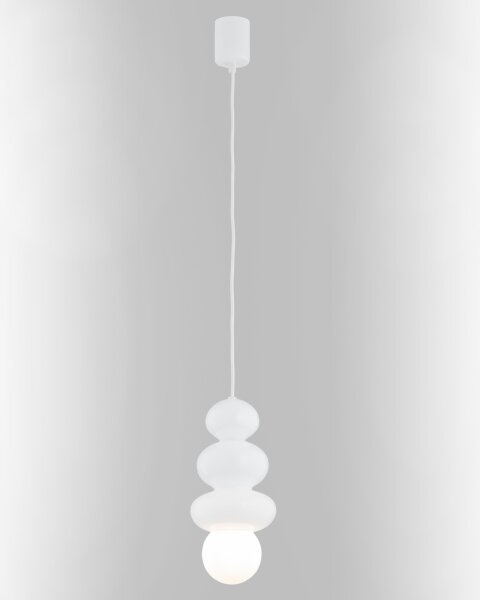 Argon 8785 - Kúpeľňový luster na lanku ORLANDO PLUS 1xG9/6W/230V IP44 biela