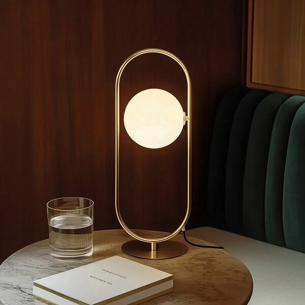 Stolové Lampa Aromas del Campo, Abbacus, Zlatá / Mosadz, Obývacia izba, Kov, Moderný