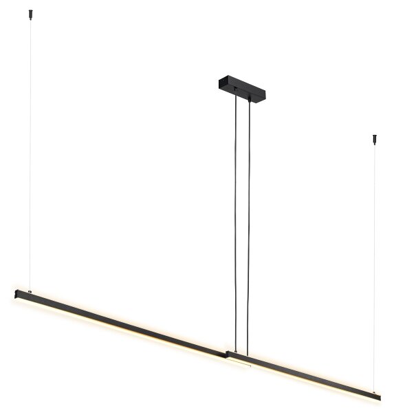 Argon 8838 - LED Luster na lanku MIAMI LED/74W/230V 3000K čierna