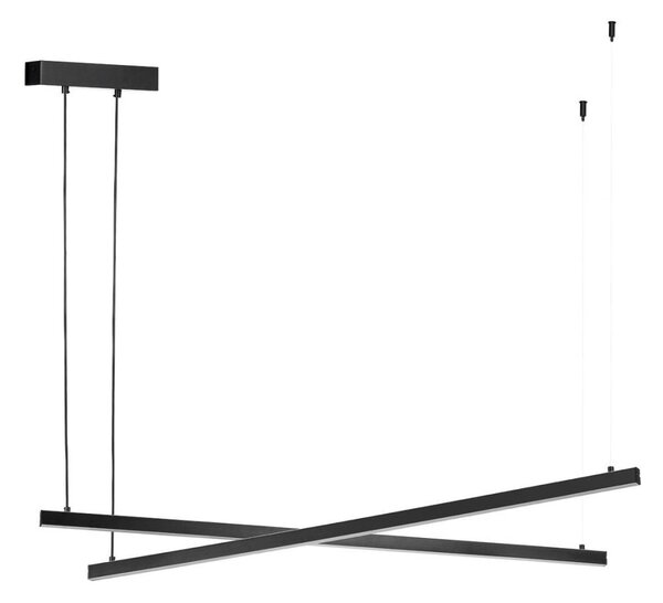 Argon 8838 - LED Luster na lanku MIAMI LED/74W/230V 3000K čierna