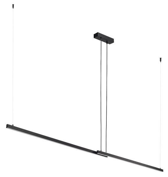 Argon 8838 - LED Luster na lanku MIAMI LED/74W/230V 3000K čierna