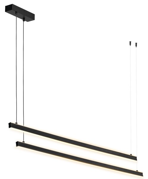 Argon 8838 - LED Luster na lanku MIAMI LED/74W/230V 3000K čierna