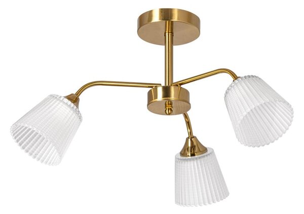 Luster na tyči 3xE14/60W/230V zlatá