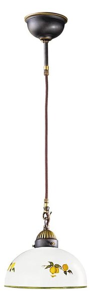 Kolarz 731.30.129 - Luster na lanku NONNA 1xE27/75W/230V pr. 30 cm citróny