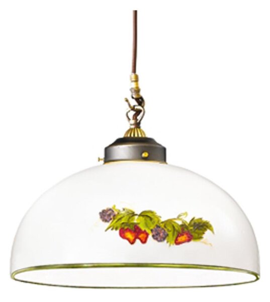 Kolarz 731.30.136 - Luster na lanku NONNA 1xE27/75W/230V pr. 30 cm víno/jahody