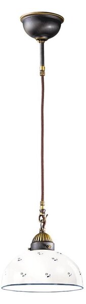 Kolarz 731.30.24 - Luster na lanku NONNA 1xE27/75W/230V pr. 30 cm modrá