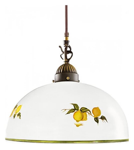 Kolarz 731.30.126 - Luster na lanku NONNA 1xE27/75W/230V pr. 20 cm citróny