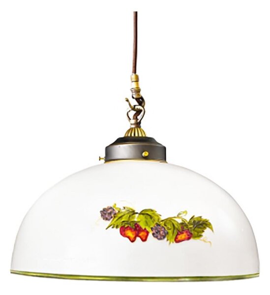 Kolarz 731.30.121 - Luster na lanku NONNA 1xE27/75W/230V pr. 20 cm víno/jahody