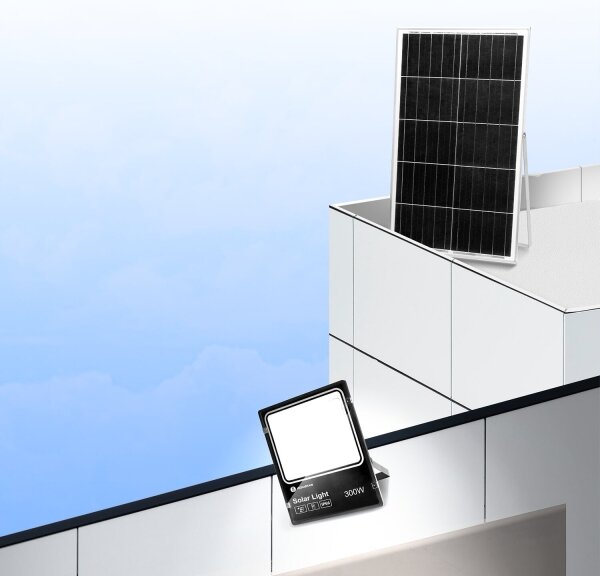 Aigostar - LED Stmievateľný solárny reflektor LED/300W/3,2V IP66 + DO