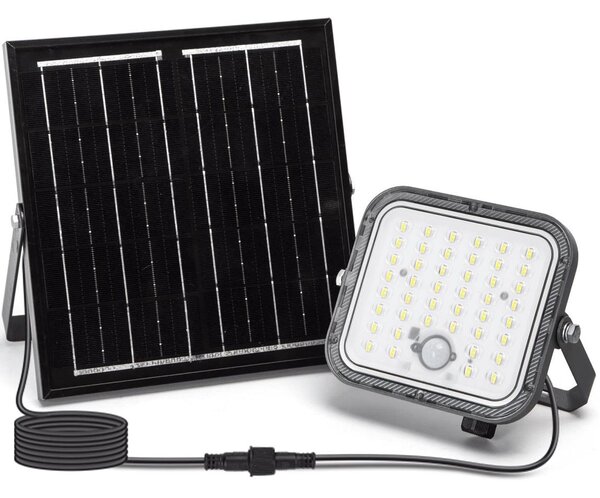 Aigostar - LED stmievateľný solárny reflektor s čidlom LED/80W/3,4V IP66 + DO