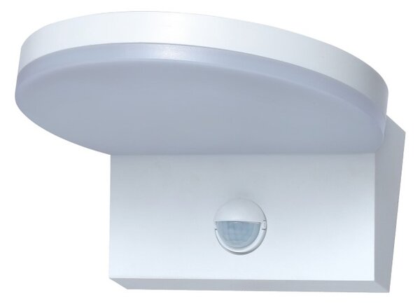 RABALUX 77120 Batida vonkajšie nástenné svietidlo so senzorom LED 9W/950lm 2700+4000+6500K IP54 biela