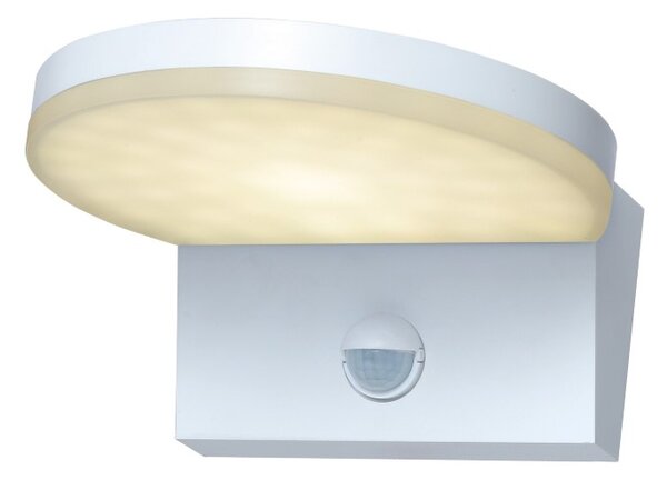 RABALUX 77120 Batida vonkajšie nástenné svietidlo so senzorom LED 9W/950lm 2700+4000+6500K IP54 biela