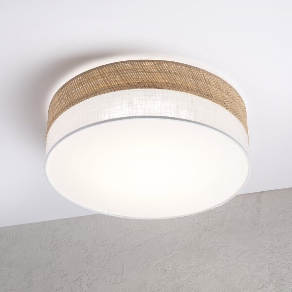 LED stropné svietidlo SIRJA BOHO LED/36W/230V priemer 45 cm béžová/biela