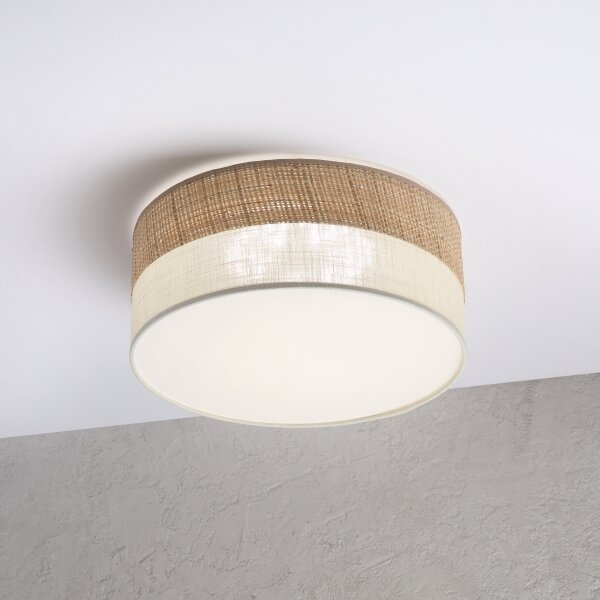 LED stropné svietidlo SIRJA BOHO LED/20W/230V priemer 35 cm béžová/krémová