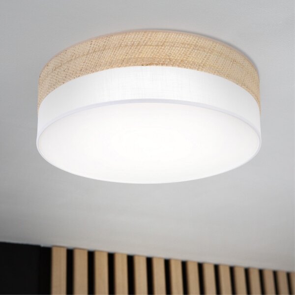 LED stropné svietidlo SIRJA BOHO LED/36W/230V priemer 45 cm béžová/biela