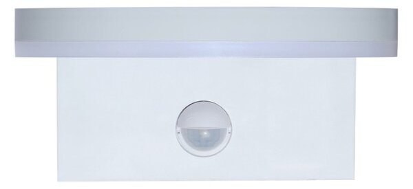 RABALUX 77120 Batida vonkajšie nástenné svietidlo so senzorom LED 9W/950lm 2700+4000+6500K IP54 biela