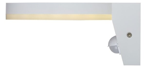 RABALUX 77120 Batida vonkajšie nástenné svietidlo so senzorom LED 9W/950lm 2700+4000+6500K IP54 biela