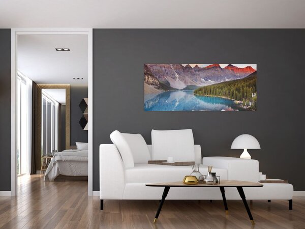 Obraz - Horská kanadská krajina (120x50 cm)
