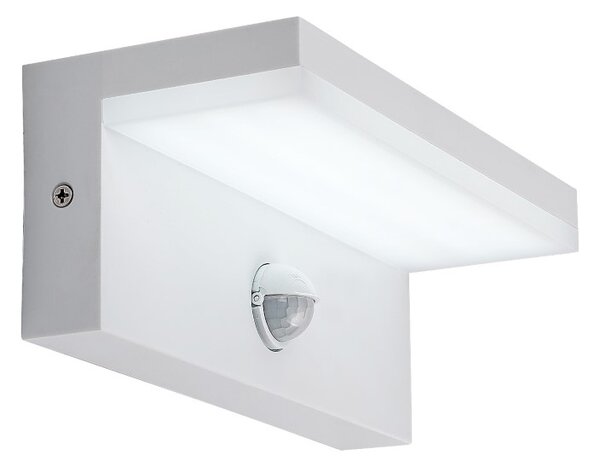 RABALUX 77116 Zaragoza vonkajšie nástenné svietidlo so senzorom LED 9W/850lm 2700+4000+6500K IP54 biela