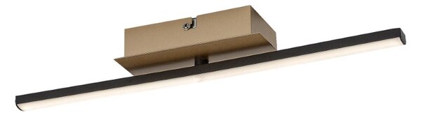 RABALUX 71397 Demir stropné svietidlo LED 8W/840lm 4000K čierna, zlatá, biela