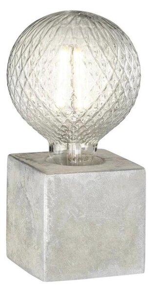 WOFI 8213.01.50.7000 - Stolná lampa BROAD 1xE27/10W/230V betón