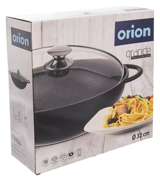 Panvica GRANDE Wok s pokrievkou pr. 32 cm
