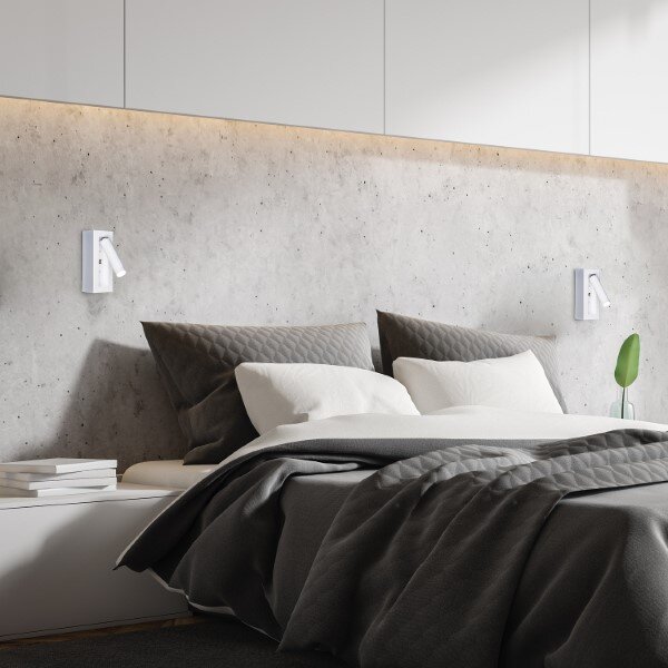 RABALUX 71286 Gello nástenné svietidlo s vypínačom D25mm LED 4W/220lm 3000K biela