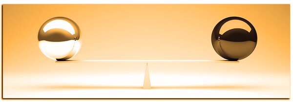 Obraz na plátne - Rovnováha - panoráma 5169ZA (105x35 cm)
