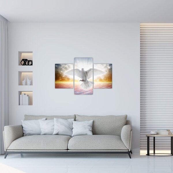 Obraz holubice (90x60 cm)