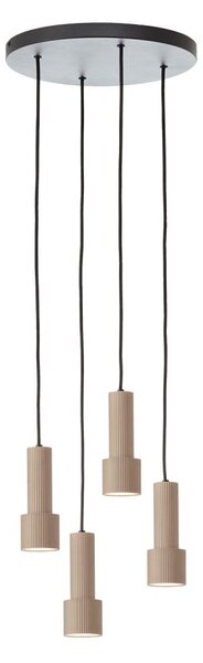 Brilliant - Luster na lanku CADIZ 4xGU10/10W/230V pr. 35 cm bronzová