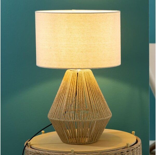 Brilliant - Stolná lampa LARAINE 1xE27/42W/230V béžová