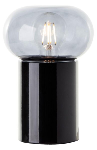 Brilliant - Stolná lampa KNUT 1xE27/25W/230V čierna/číra