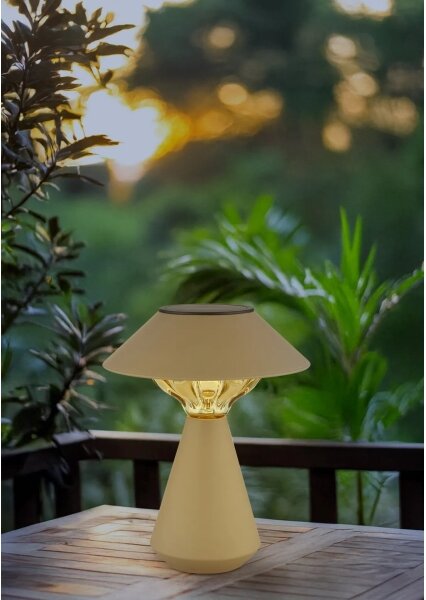 Globo 36639S - LED Solárna lampa 10xLED/0,06W/1,2V IP44 hnedá