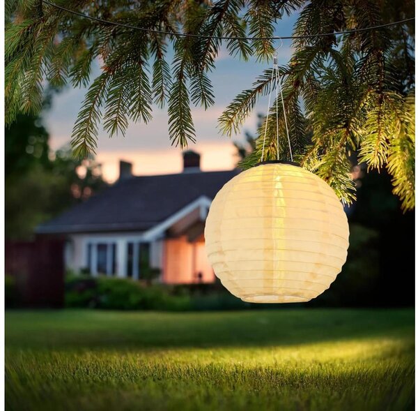 Globo 339700S - LED Závesné solárne svietidlo LED/0,5W/3V IP44 béžová