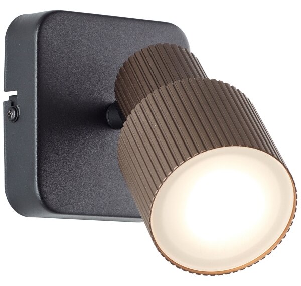 Brilliant - LED Nástenné bodové svietidlo CADIZ 1xGU10/5W/230V bronzová