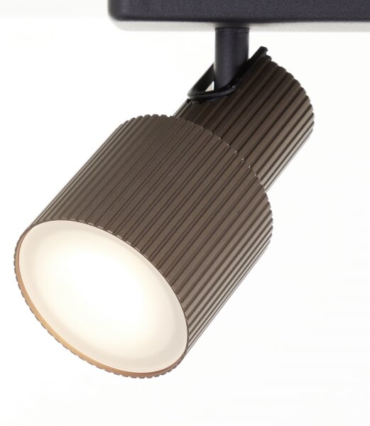 Brilliant - LED Bodové svietidlo CADIZ 3xGU10/5W/230V bronzová