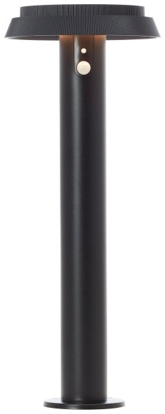 Brilliant - LED Solárna lampa so senzorom ALVERO LED/4W/3,7V 50 cm IP44 čierna