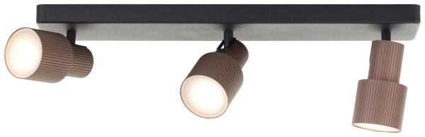 Brilliant - LED Bodové svietidlo CADIZ 3xGU10/5W/230V bronzová