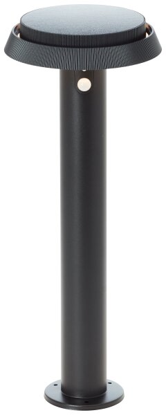 Brilliant - LED Solárna lampa so senzorom ALVERO LED/4W/3,7V 50 cm IP44 čierna